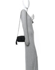 Grain De Poudre Matelasse Monochrome Monogram Mini Lou Camera Bag Black