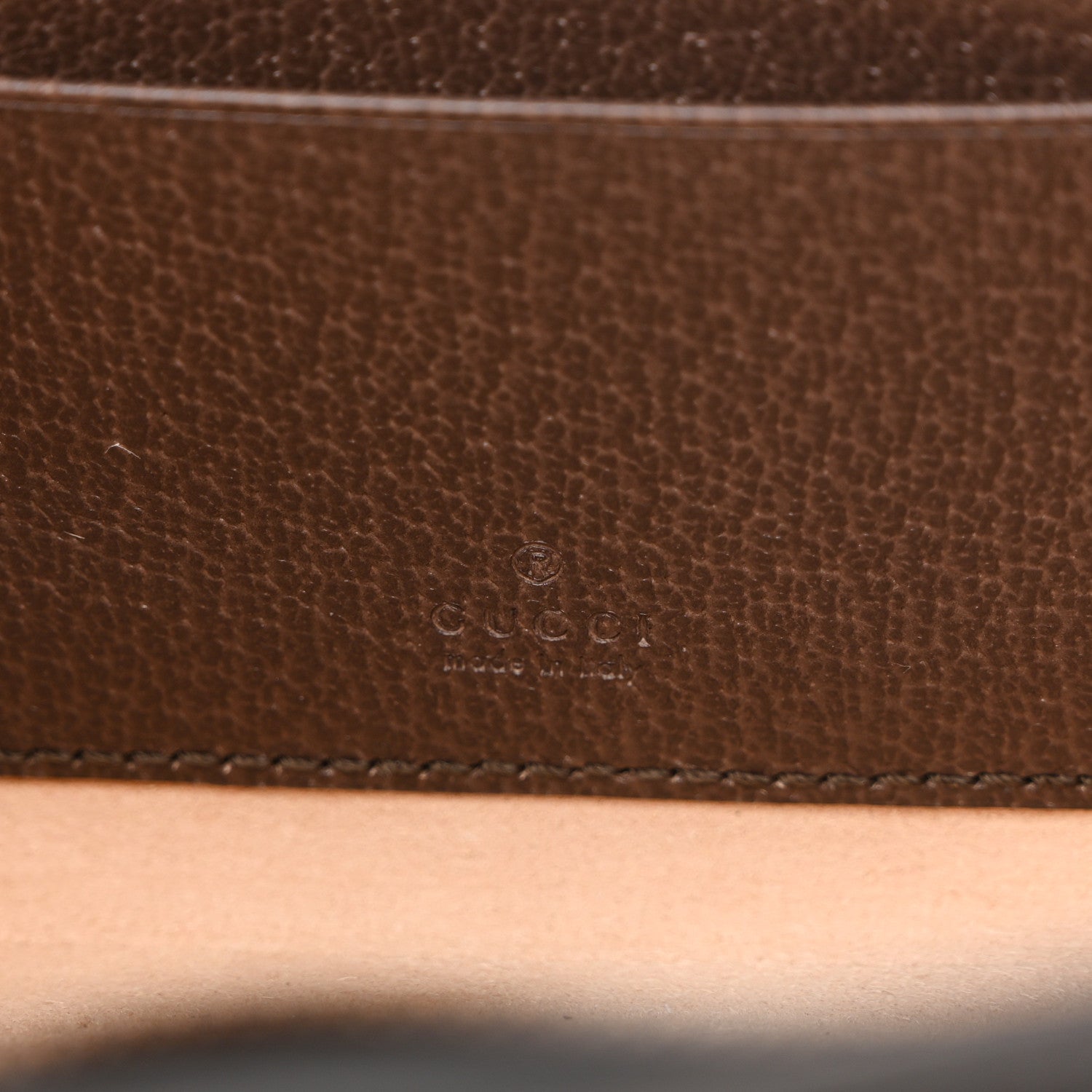 GG Supreme Monogram Textured Dollar Calfskin Web Ophidia Slip Handle Belt Bag 90 36 Beige Ebony New Acero