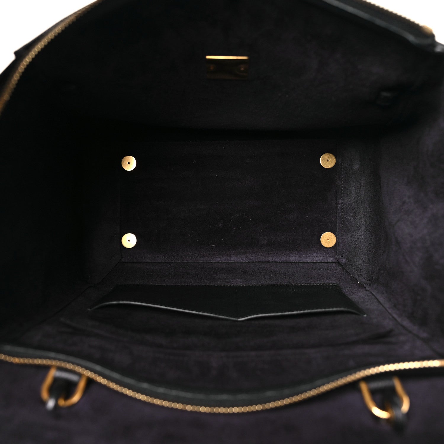 Grained Calfskin Mini Belt Bag Black