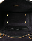 Grained Calfskin Mini Belt Bag Black