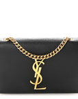 Grain De Poudre Small Monogram Kate Satchel Black