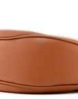 Supple Calfskin Small Triomphe Heloise Shoulder Bag Tan