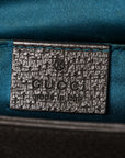 GG Supreme Monogram Web Small Ophidia Chain Shoulder Bag Brown