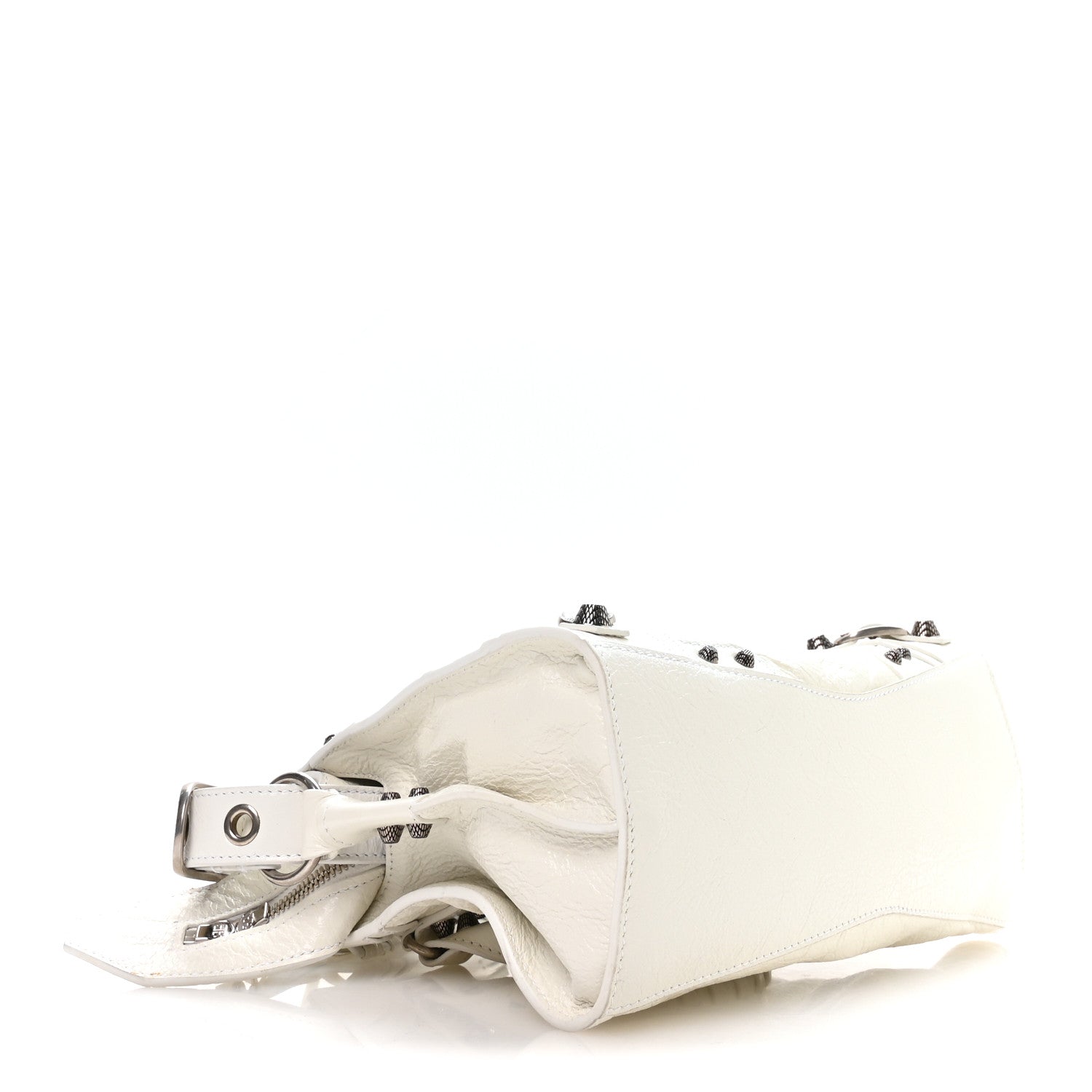 Agneau Arena Neo Cagole Handbag XS Optic White