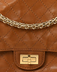 Lambskin Quilted Crush 2.55 Reissue 225 Flap Camel