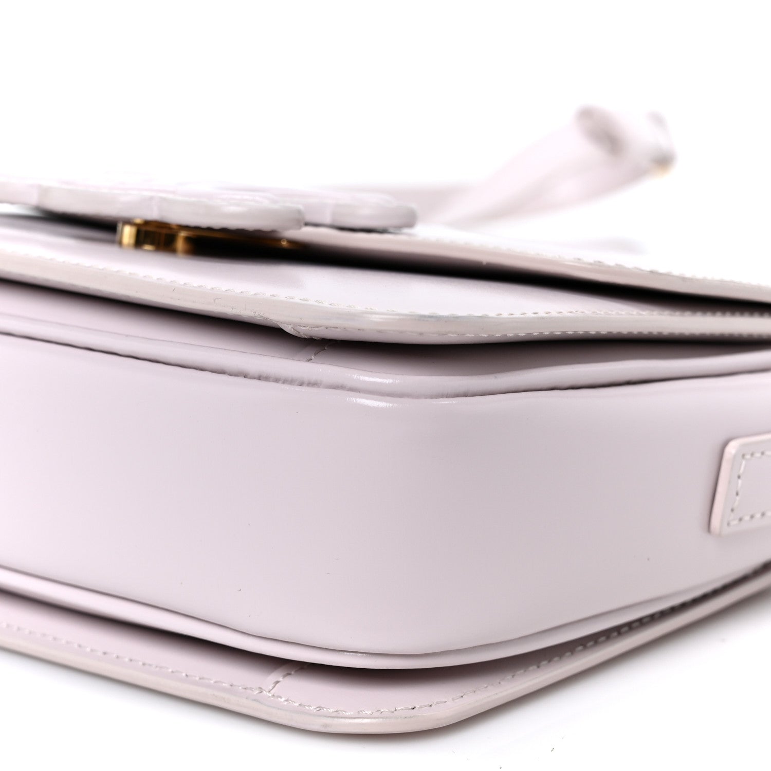 Shiny Calfskin Teen Cuir Triomphe Poudre