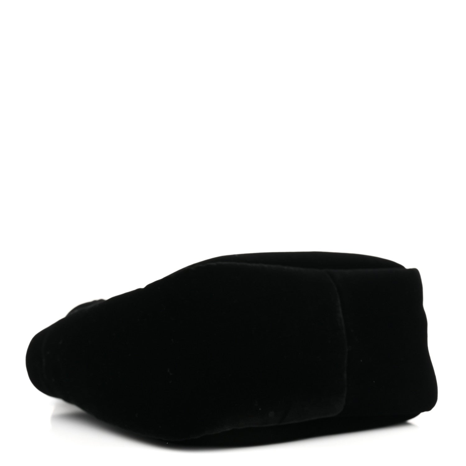 Padded Velvet Mini Bag Black