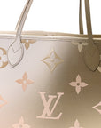 Monogram Giant Spring In The City Neverfull MM Sunset Kaki