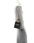 Triomphe Canvas Calfskin Mini Vertical Cabas Tan