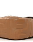 Nappa FF 1974 Embossed Baguette Miele Scuro