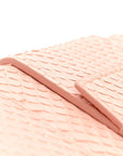 Snakeskin 30 Montaigne Box Bag Rose Clair