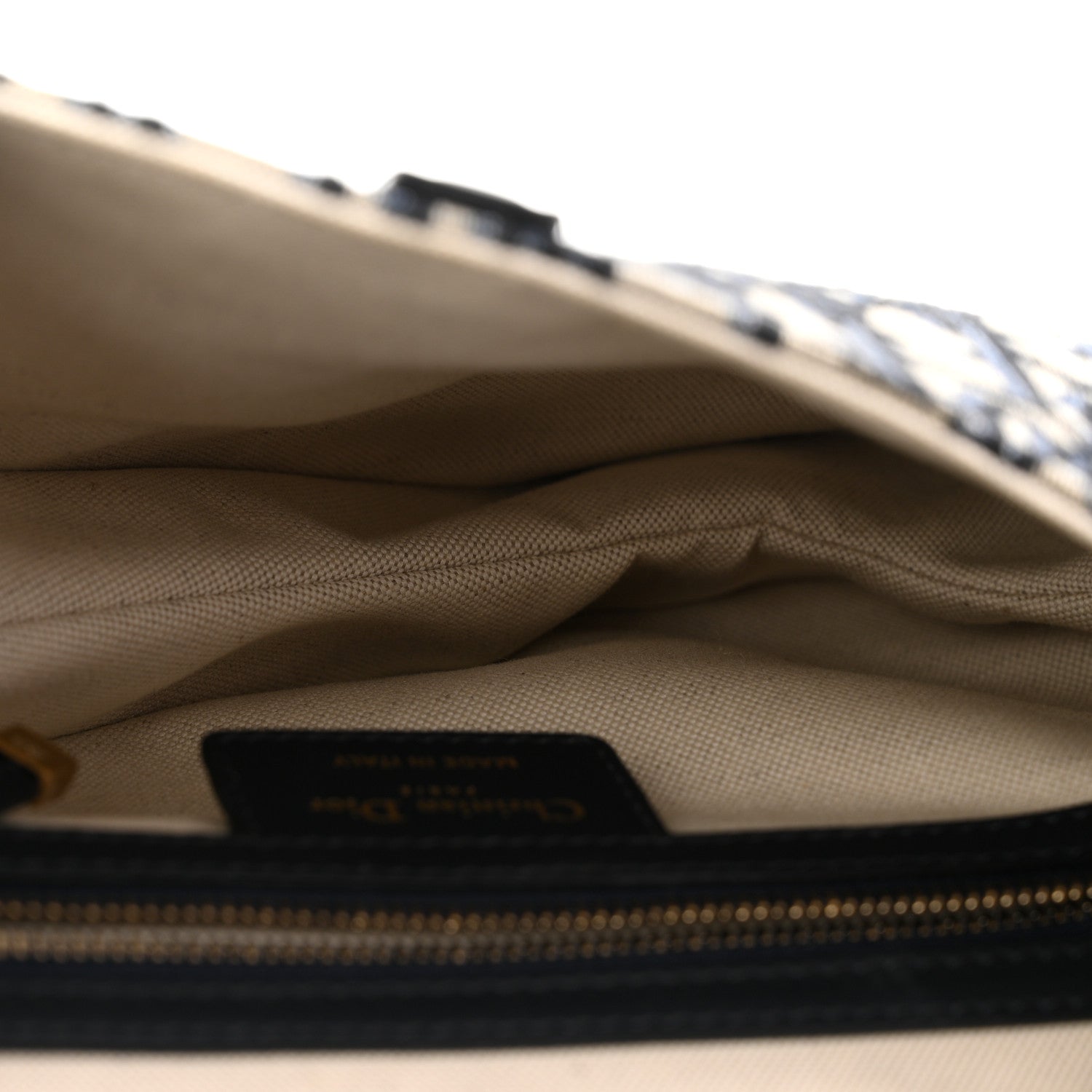 Oblique Saddle Bag Blue