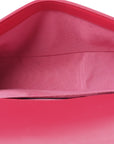Lambskin Quilted Medium Boy Flap Fuchsia