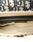 Oblique Saddle Bag Blue