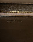 Liege Calfskin Medium Classic Box Flap Bag Souris
