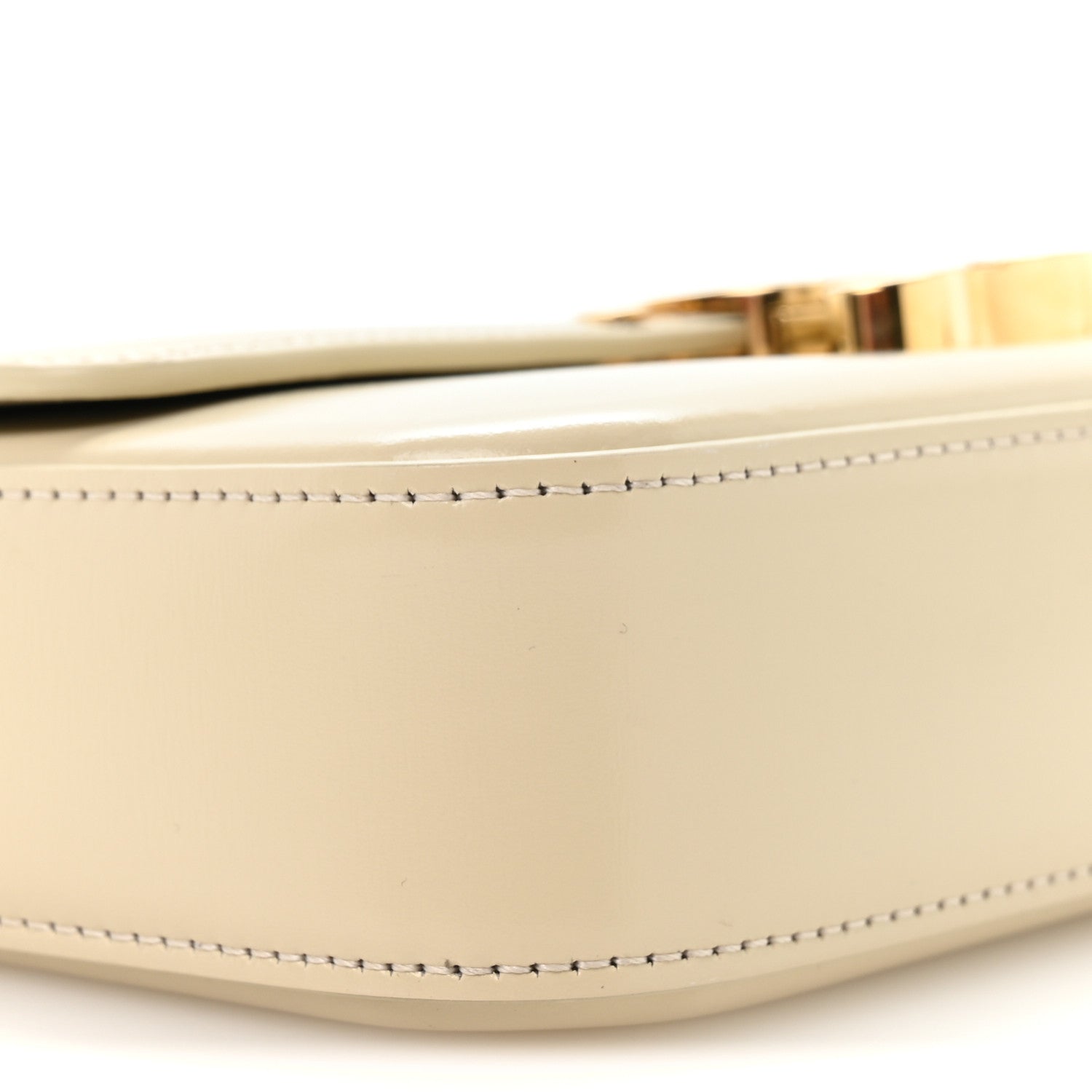Natural Calfskin Triomphe Shoulder Bag Pampa