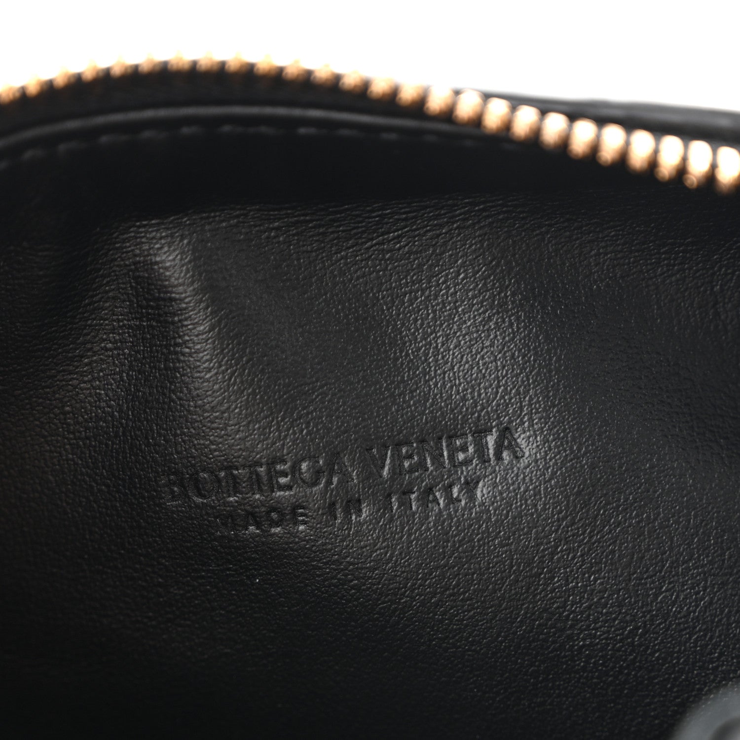 Calfskin Nappa Intrecciato Candy Wallace Black