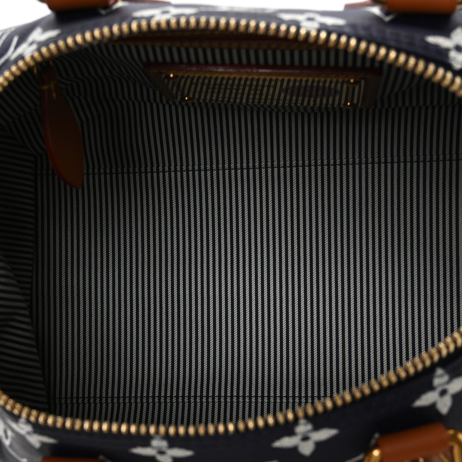Calfskin Monogram Speedy P9 Bandouliere 30 Indigo