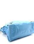 Agneau Classic Silver Hardware City Bleu Azur Clair