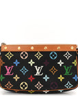 Monogram Multicolor Pochette Accessories Black