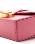 Smooth Calfskin 30 Montaigne Box Bag Pink