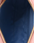 Dollar Calfskin Enamel Super Mini GG Marmont Chain Shoulder Bag Light Pink Blue