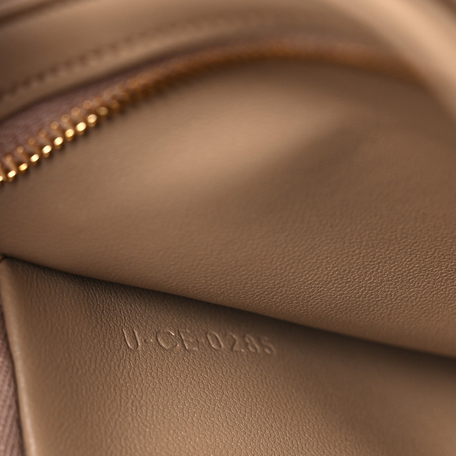Shiny Calfskin Medium Triomphe Smoked Brown
