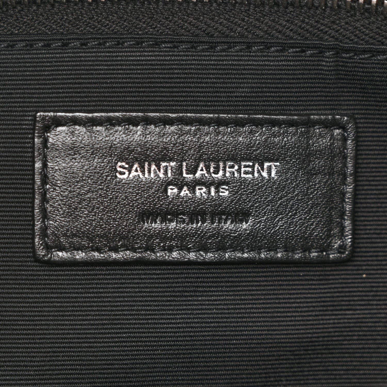 Lambskin Quilted Small Loulou Puffer Monogram Chain Satchel Black