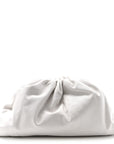 Smooth Butter Calf The Pouch Oversized Clutch  Plaster