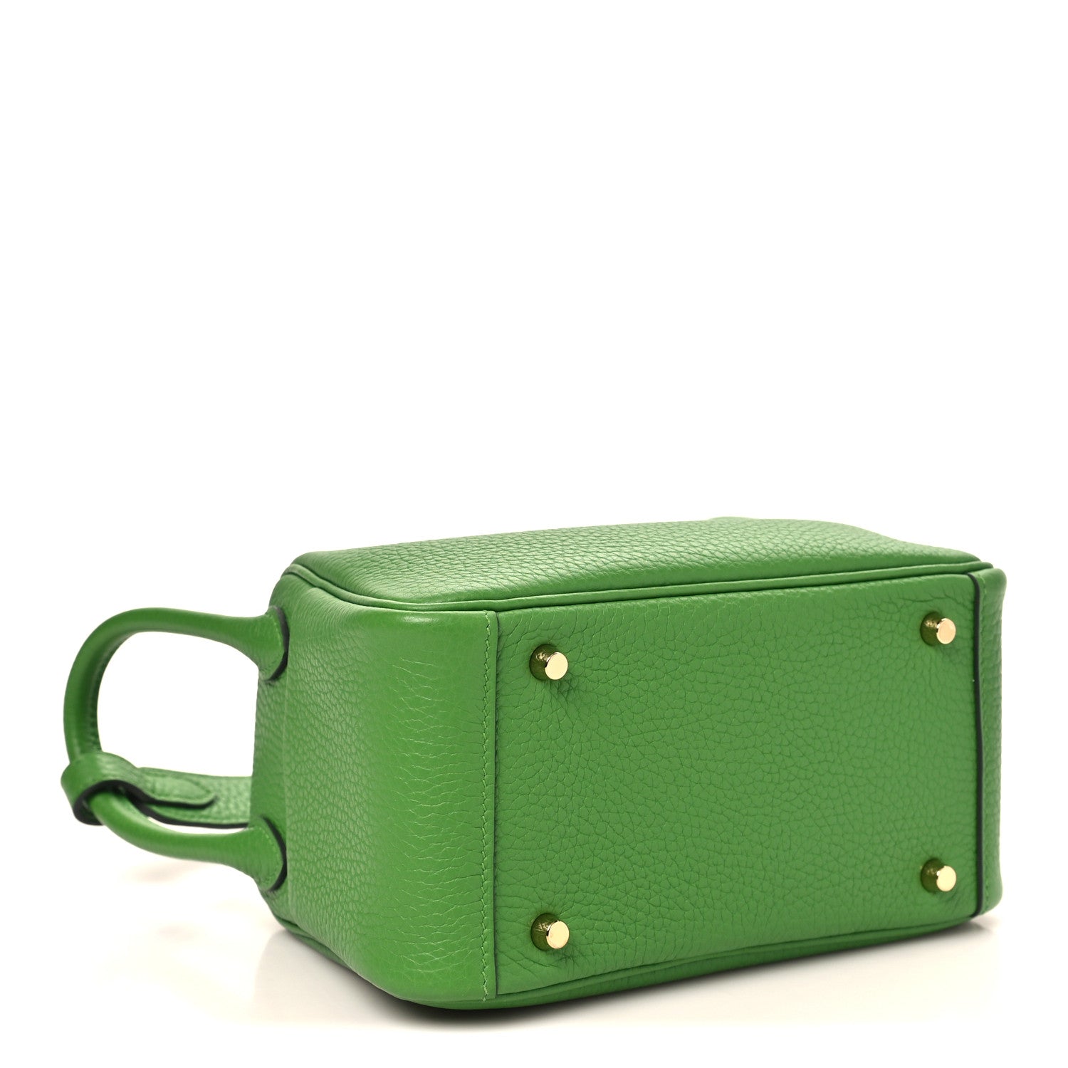 Taurillon Clemence Mini Lindy 20 Vert Yucca