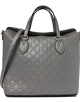 GCCIssima Linea A Foldover Tote Storm Grey