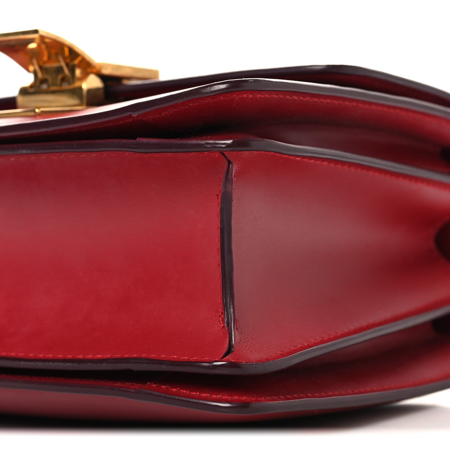 Box Calfskin Small Classic Box Flap Bag Red