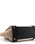 Bullhide Calfskin Nubuck Micro Tri-Color Luggage White Khaki