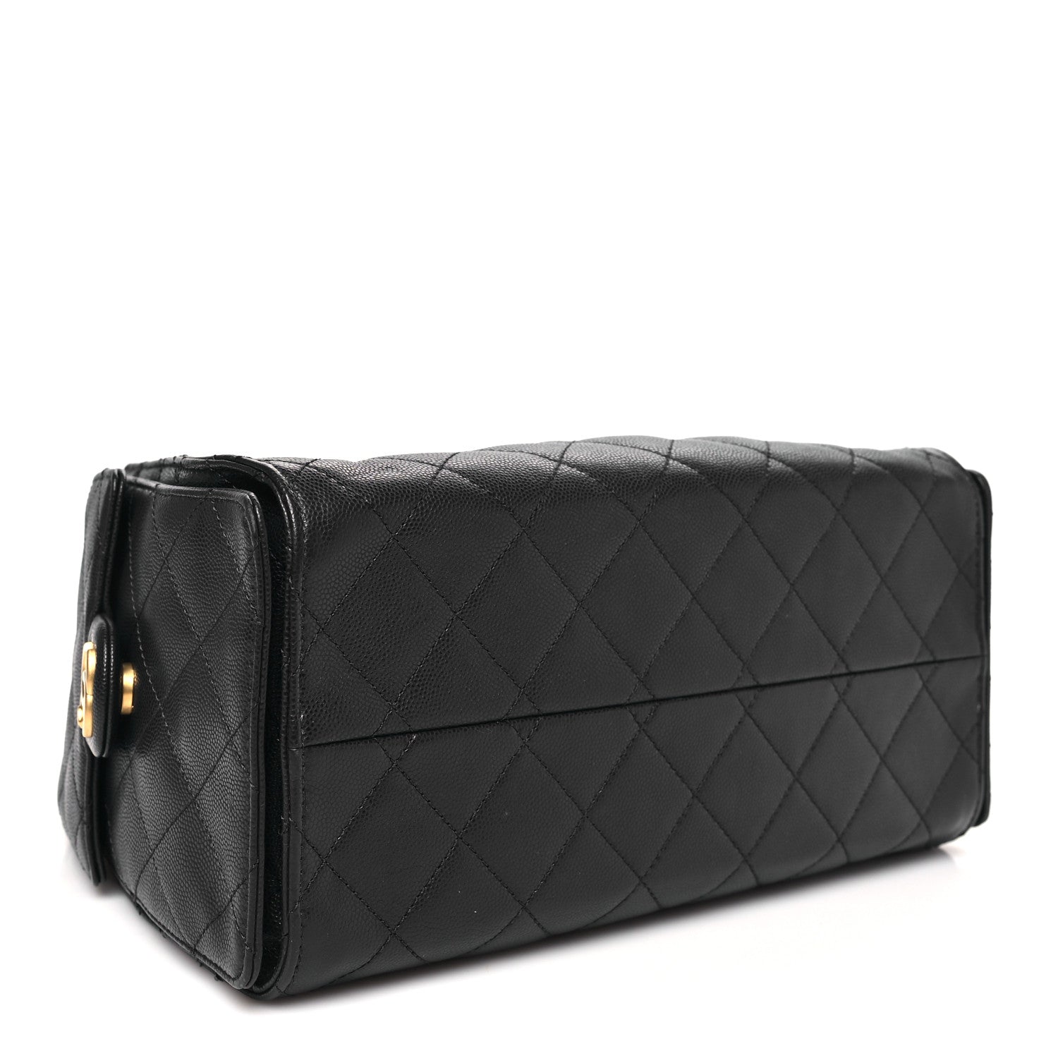 Caviar Quilted Small CHNL 25 Handbag Dark Navy