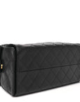 Caviar Quilted Small CHNL 25 Handbag Dark Navy