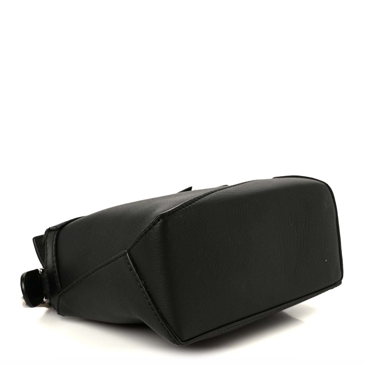 Calfskin Mini Puzzle Edge Bag Black