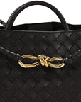 Nappa Intrecciato Small Andiamo Shoulder Bag Fondant
