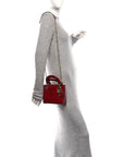 Patent Cannage Mini Lady D1OR Red