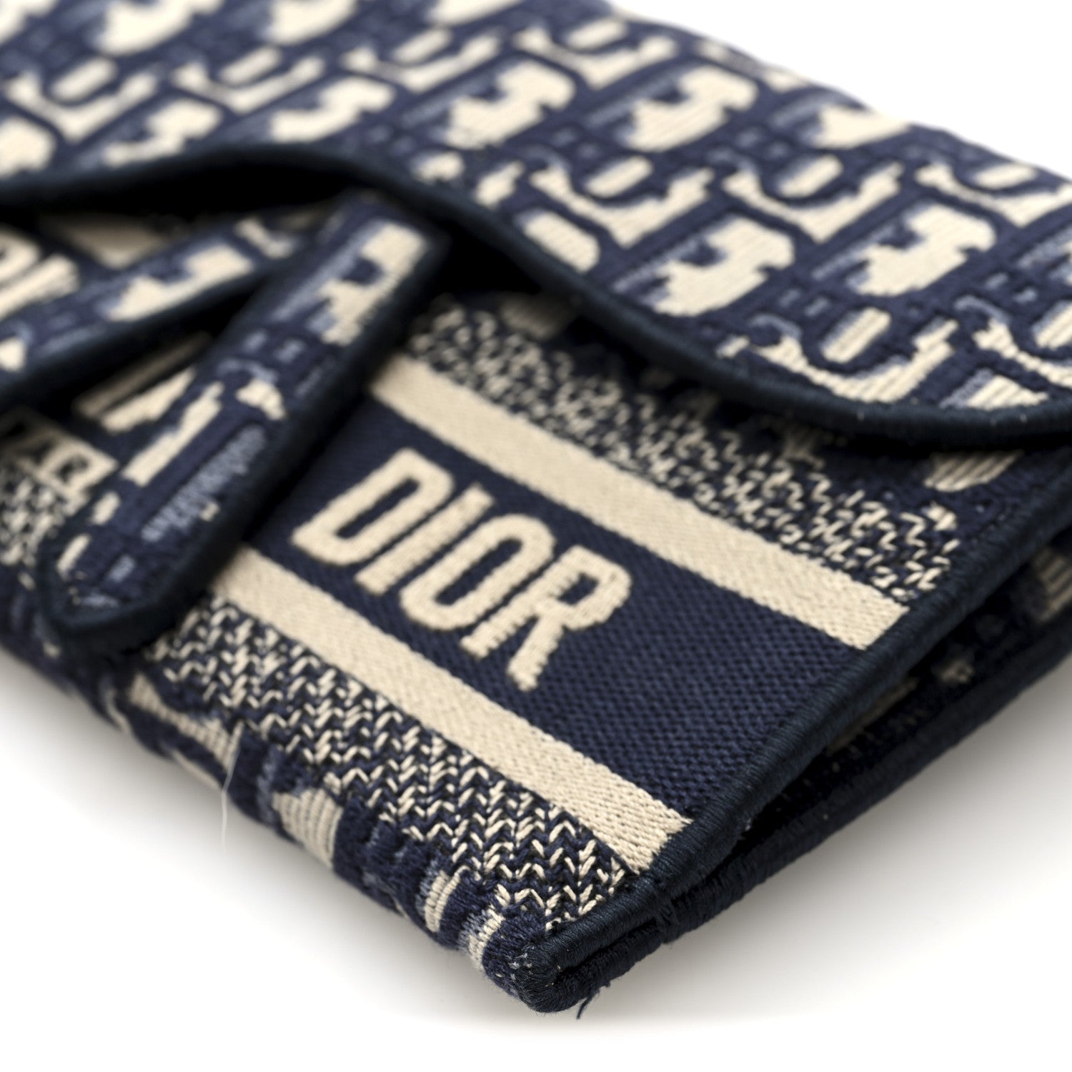 Oblique Slim Saddle Pouch Blue