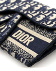 Oblique Slim Saddle Pouch Blue