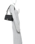 Lambskin Quilted Medium Boy Flap Black