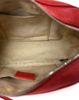 Pebbled Calfskin Small Soho Disco Bag Tabasco Red