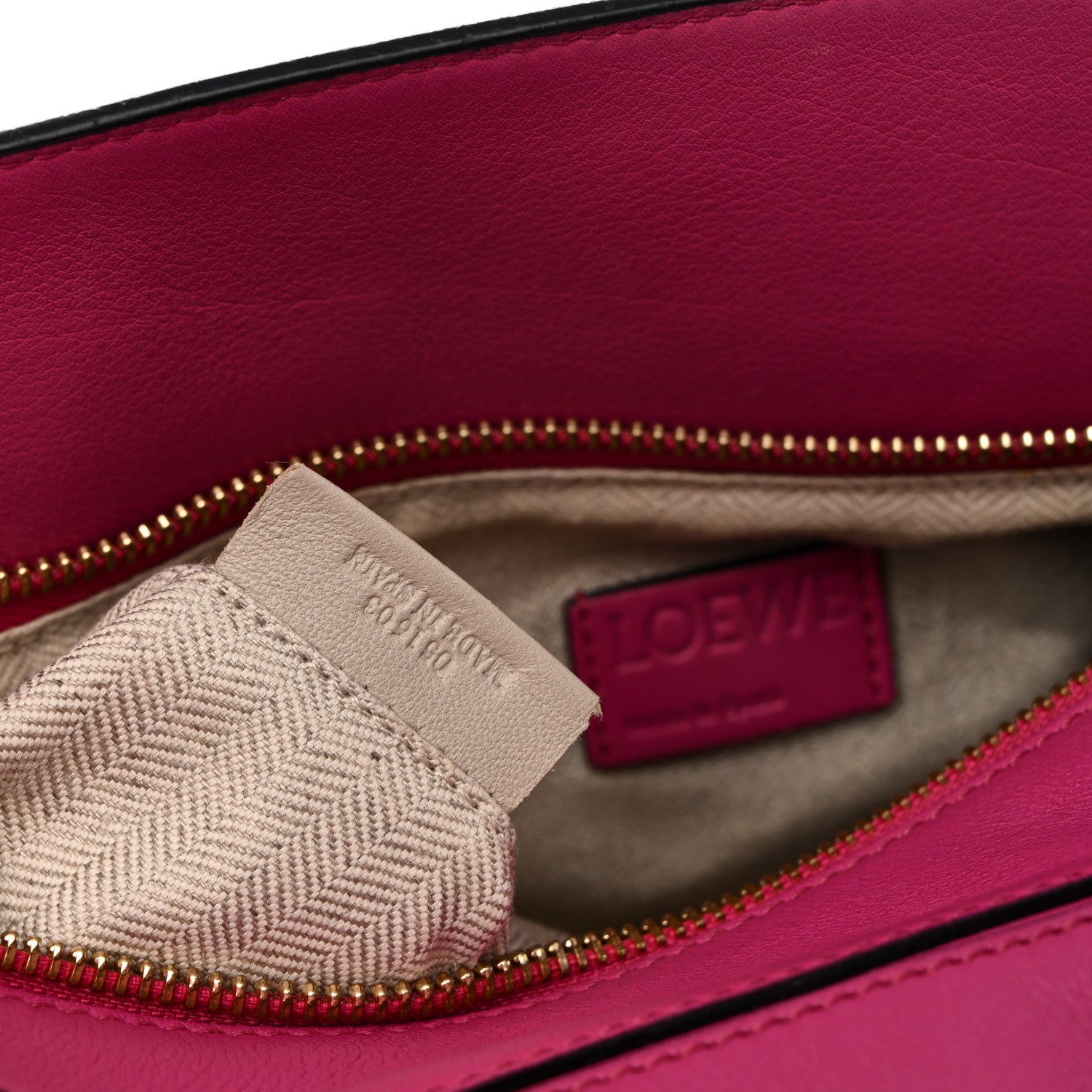 Calfskin Medium Puzzle Bag Fuchsia