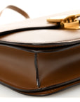 Box Calfskin Medium Classic Box Flap Bag Camel