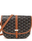 Goyardine Belvedere II PM Messenger Bag Black Gold