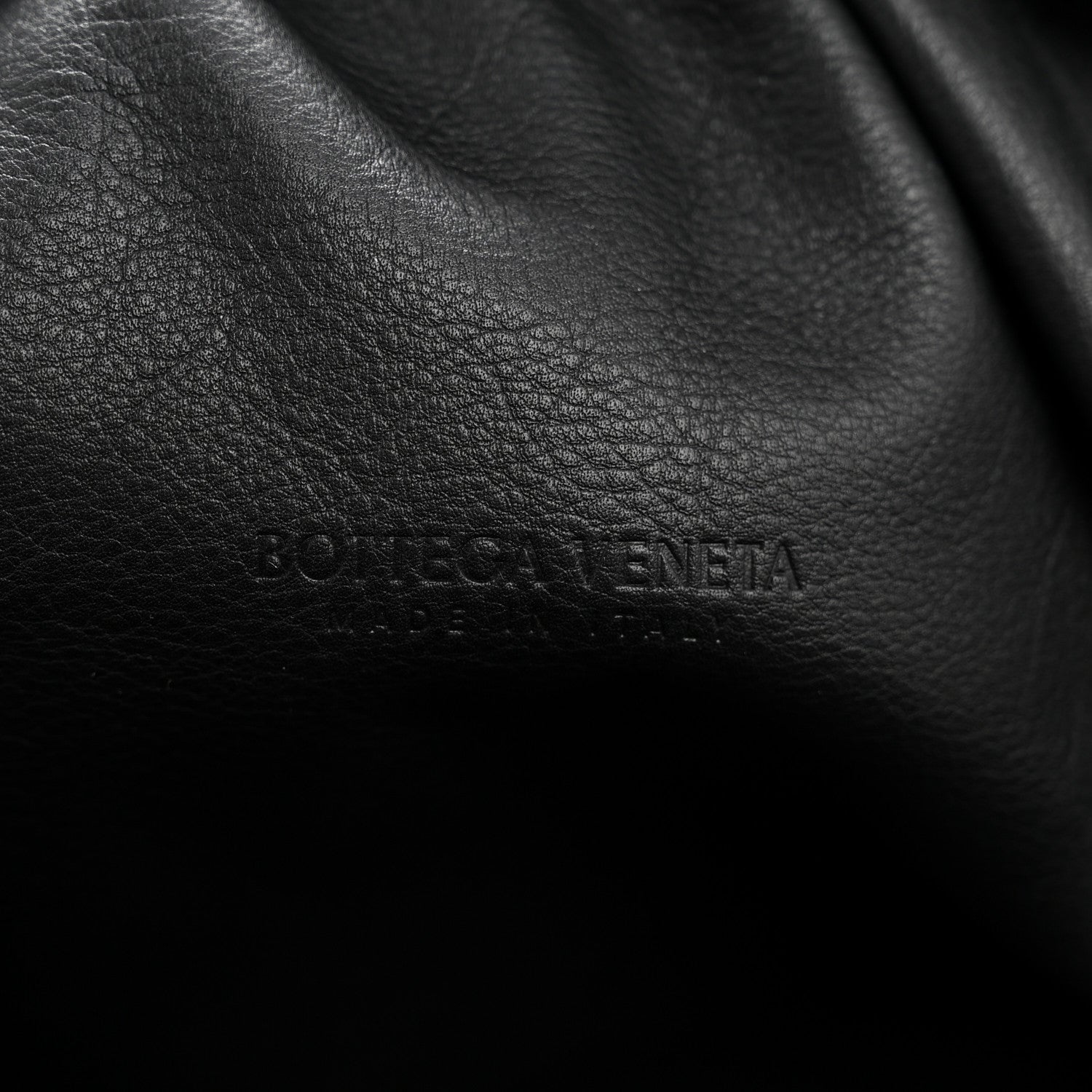 Smooth Butter Calf The Pouch Oversized Clutch Black