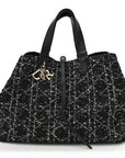 Tweed Cannage Large Toujours Black White