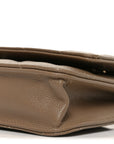 Caviar Quilted Wallet on Chain WOC Beige