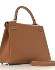 Madame Calfskin Kelly Sellier 28 Gold