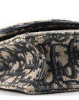 Oblique Saddle Chain Pouch Blue